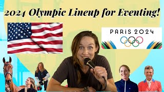 2024 Olympic Eventing Team Lineup [upl. by Lupe]