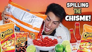 SPICY AF HOT CHEETO MUKBANG  Louies life [upl. by Coonan]