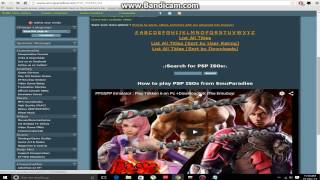 How to download free full games for PPSSPP psp emulator in PC [upl. by Kotta]