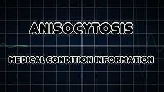 Anisocytosis Medical Condition [upl. by Mall]