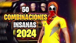 50 COMBINACIONES DE ROPA INSANAS QUE DEBES USAR EN 2024 🔥 OUTFITS INSANOS FF [upl. by Yenaj647]