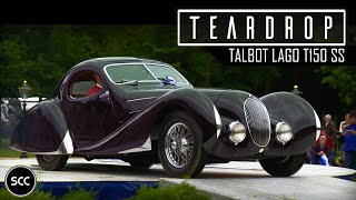 TALBOT LAGO T150 SS Teardrop Coupé 1937 Figoni amp Falaschi  Best of Show Louwman collection  SCC TV [upl. by Tull694]