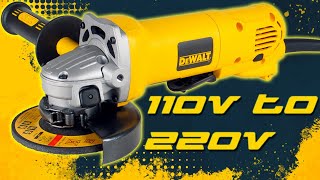 DeWALT  D28402  convert from 110v to 220v [upl. by Raymonds603]