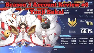 Season 3 Account Review 8  Yuuji Sakai  Azur Lane [upl. by Paley892]