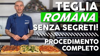 TEGLIA ROMANA  Crunch e Morbidezza assicurati con questa ricetta [upl. by Imotas]