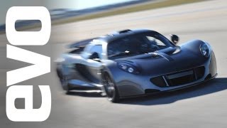 Hennessey Venom GT Guinness World Record 0300kph run  evo TV [upl. by Eah]