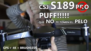 CSJ S189 PRO 🚨 PUFFF PROMETE mucho PERO MADRE QUE DRONE PUBLICIDAD ENGAÑOSA [upl. by Parrott]