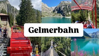 Gelmerbahn  Grimselwelt  Mountain Roller  Blue lake  Switzerland [upl. by Keyser259]