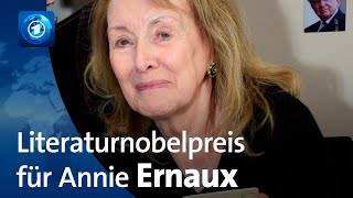 Literaturnobelpreis für Annie Ernaux [upl. by Willner]