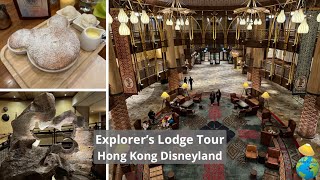 Explorers Lodge Hotel Tour  Hong Kong Disneyland World of Colour Dragon Wind amp Deluxe Room [upl. by Asiela]