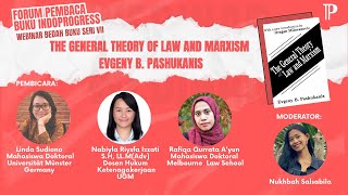 Baca Buku Bareng IndoPROGRESS Diskusi Buku IP The General Theory of Law and Marxis E Pashukanis [upl. by Nosirb]