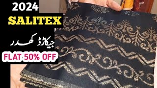 Original Salitex Jacquard Khaddar 50 FLAT OFF  Jacquard Suits Collection 2024 [upl. by Ataga]