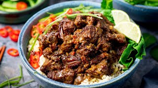 Beef Rendang Recipe  One of my FAVOURITE Indonesian dishes [upl. by Charie]