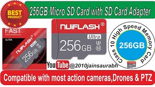 256GB Micro sd Card Class 10 256GB Memory Card HIGH Speed for Action Camera [upl. by Breban801]