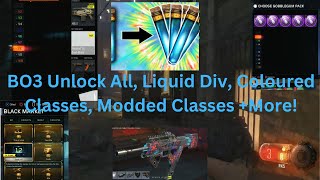 How To Get Free Unlock All On Black Ops 3 Dark Matter Liquid Div  More PS45 [upl. by Oikim858]