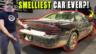 Cleaning The SMELLIEST Car Ever  First Detail in 26 Years  Car Detailing Restoration [upl. by Mayman]