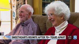 High school sweethearts reconnect after 73 years [upl. by Killigrew]