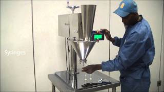 PerFil Industries Demo nanofiller Precision Auger Filler for Pharmaceutical Powders [upl. by Lewap689]