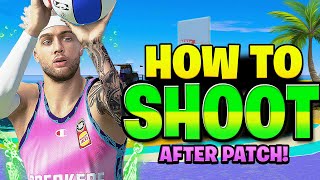 HOW TO SHOOT AFTER PATCH on NBA 2K24 BEST JUMPSHOTS VISUAL CUE and SETTINGS for NEXT GEN [upl. by Germana]