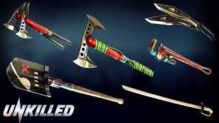 UNKILLED  All Melee Weapons  Lomelvo [upl. by Ahsienet693]