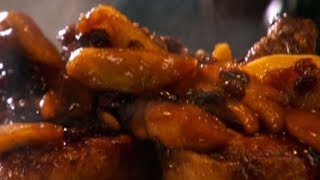 How to Make Tylers Thick Pork Chops with Spiced Apples and Raisins  Food Network [upl. by Durgy235]