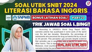 SOAL UTBK SNBT 2024 LITERASI BAHASA INGGRIS PART 23 [upl. by Nannoc]