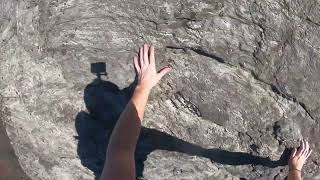 Pitch One amp Two of The Prow 54  Rock Climb The Amphitheater Linville Gorge [upl. by Ahsinawt825]