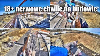 18 vlog budowlany Nerwowe chwile przy zalewaniu wieńca Komplikacje nerwy i problemy 215 [upl. by Holofernes]