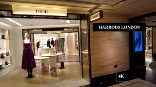 Harrods London  January 1st 2024 I The Worlds Leading Luxury Department Store  4k Walk Tour UK [upl. by Ennaillek]