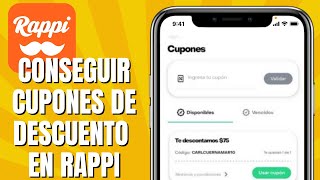 Cómo CONSEGUIR Cupones De Descuento En RAPPI  Obtener Cupones De Descuento Para RAPPI [upl. by Canfield656]