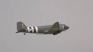 Douglas C47 Skytrain  Dunsfold Airshow 2016 [upl. by Enirrok]