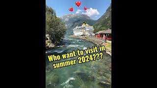 Geirangerfjord Norway  Geirangerfjorden Norway  Geiranger Norway ❤️❤️ [upl. by Bekha156]