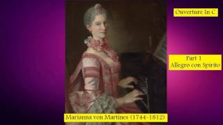 Marianna von Martines 17441812  Ouverture in C  Part 01  Allegro con Spirito [upl. by Iruyas]