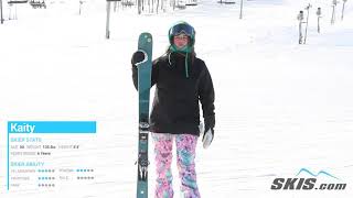 Kaitys ReviewBlizzard Black Pearl 82 Skis 2021Skiscom [upl. by Lletnahs]