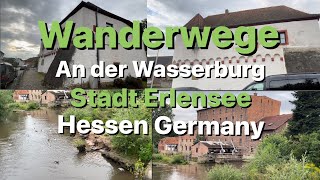 Wanderwege Stadt ErlenseeAn der Wasserburghessen Germanymaavirelvideotourism04082024 [upl. by Crelin239]