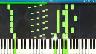 Your Name OST Goshintai e Futatabi 御神体へ再び Piano Synthesia Tutorial [upl. by Hurff]