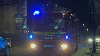 Lancashire Fire amp Rescue  Skelmersdale Stinger responding [upl. by Gilberte]