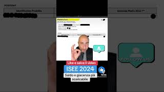 ISEE 2024 scarica già la giacenza Poste isee bonus davidecaporusso [upl. by Eiresed19]