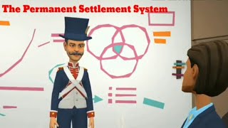 The permanent settlement system Zamindari system [upl. by Yorick]