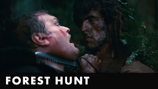 Rambo Hunts Cops In The Forest EXTENDED Scene  Rambo First Blood [upl. by Morrison]