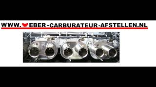 Ford Fiesta 16 Dubbele double Weber DCOE carburateur carburetor fine tune [upl. by Peggir]