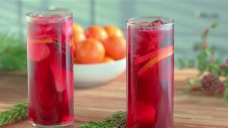 Rosemary Mandarin Spritz Cocktail Recipe  In the Kitchen with HEB [upl. by Ardiedak]