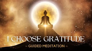 I AM GRATEFUL  Guided Gratitude Meditation powerful [upl. by Siraf]