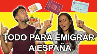 EMIGRAR a ESPAÑA PASO A PASO Todos los trámites  Con Ciudadanía Europea  Argentinos en España [upl. by Elery]