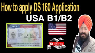 How to fill USA DS160 form online UK india 2024 USA B1B2 Step By Stepstarplus [upl. by Derwood]