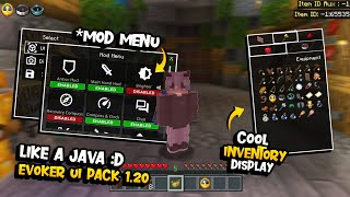 Many Useful Tools The Best UI For MCPE 120 Evoker UI Pack 120 [upl. by Evangeline]