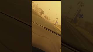 Saudi Arabia Sandstorm kumartravelvlogs369 saudi shorts [upl. by Terle]