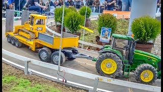 RC tractors trucks and machines in ACTION [upl. by Ahsenra]