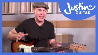 How To Add Vibrato To String Bends Technique amp Exercises Blues Lead Guitar Lesson Tutorial s2p4 [upl. by Solegnave]