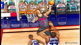 Toni Kukoc epic performance  50pts vs New Jersey Nets [upl. by Binah]